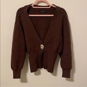 Sore Women's Chocolate Brown Cardigan